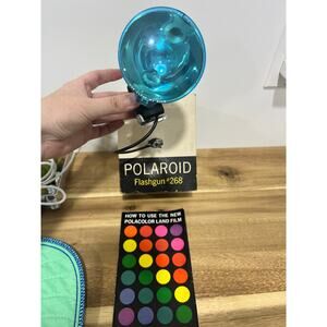 Vintage Polaroid Camera Flashgun #268 in Original Box & Papers